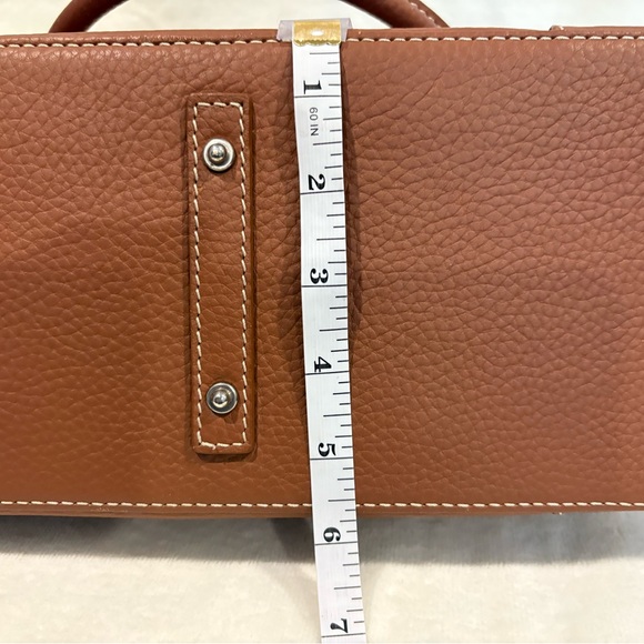 Dooney & Bourke Brown Leather domed satchel Bag